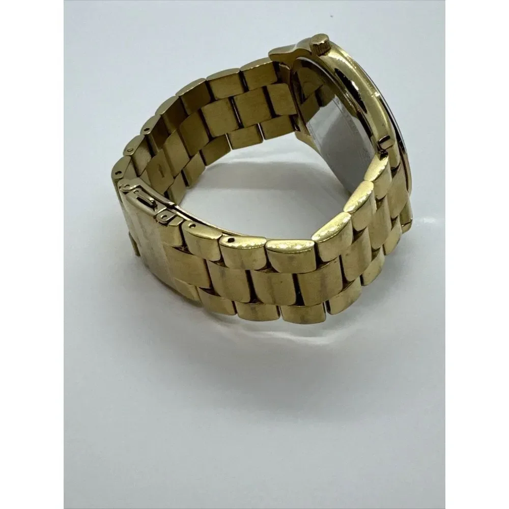 Michael Kors MK3381 Unisex Gold Stainless Steel Analog Dial Quartz Watch JNA442
